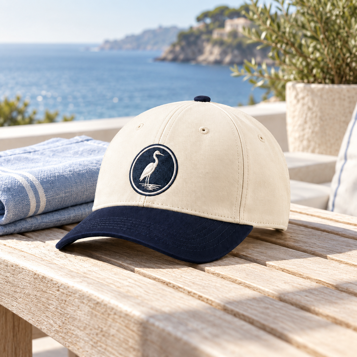 Dwellqora Marquee Ivory Snapback Hat