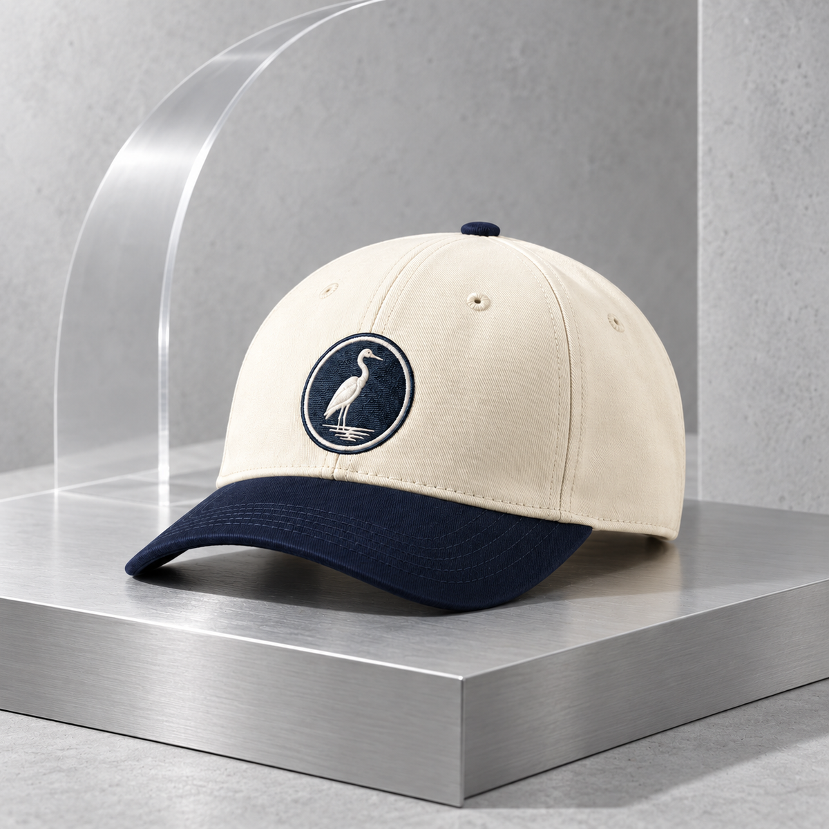 Dwellqora Marquee Ivory Snapback Hat